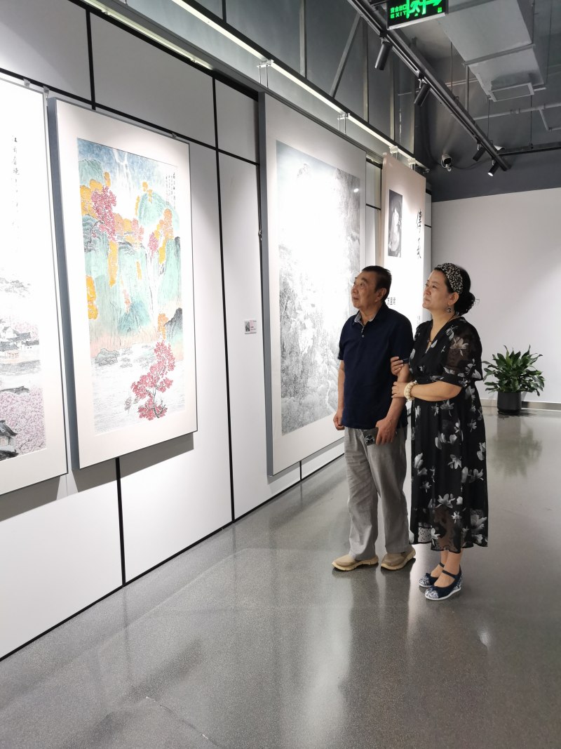 “传承 —— 华拓、万里君师徒中国画高校联展”走进东南大学(图10)