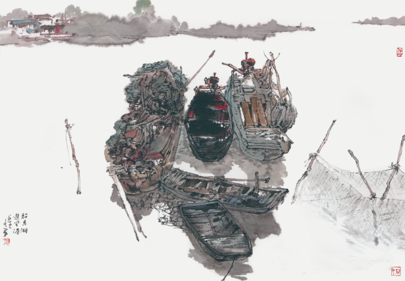 九君的绘画艺术(图6)