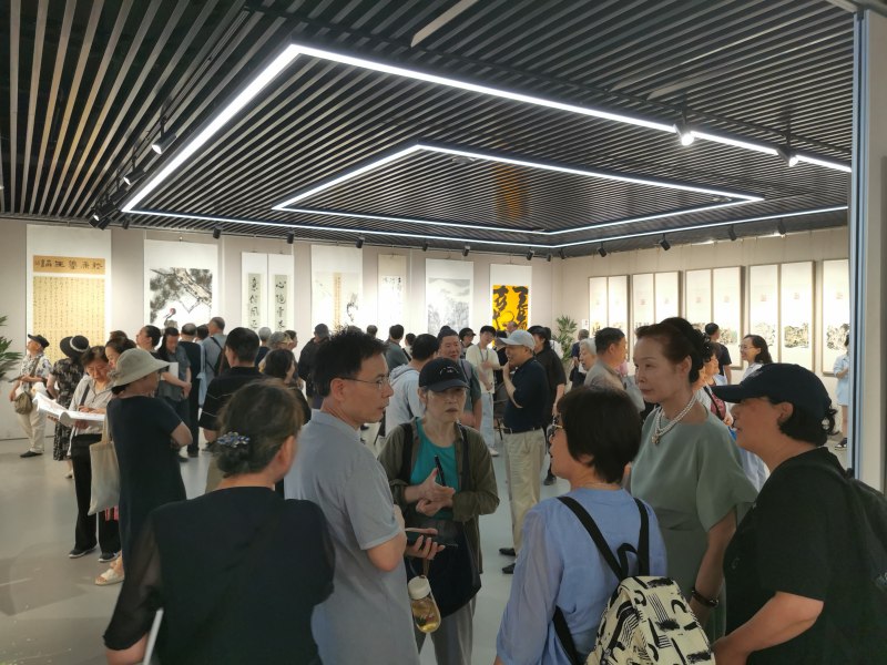 丹青歌盛世 翰墨颂华章——“六和·墨象”诗书画展在宁开幕(图6)