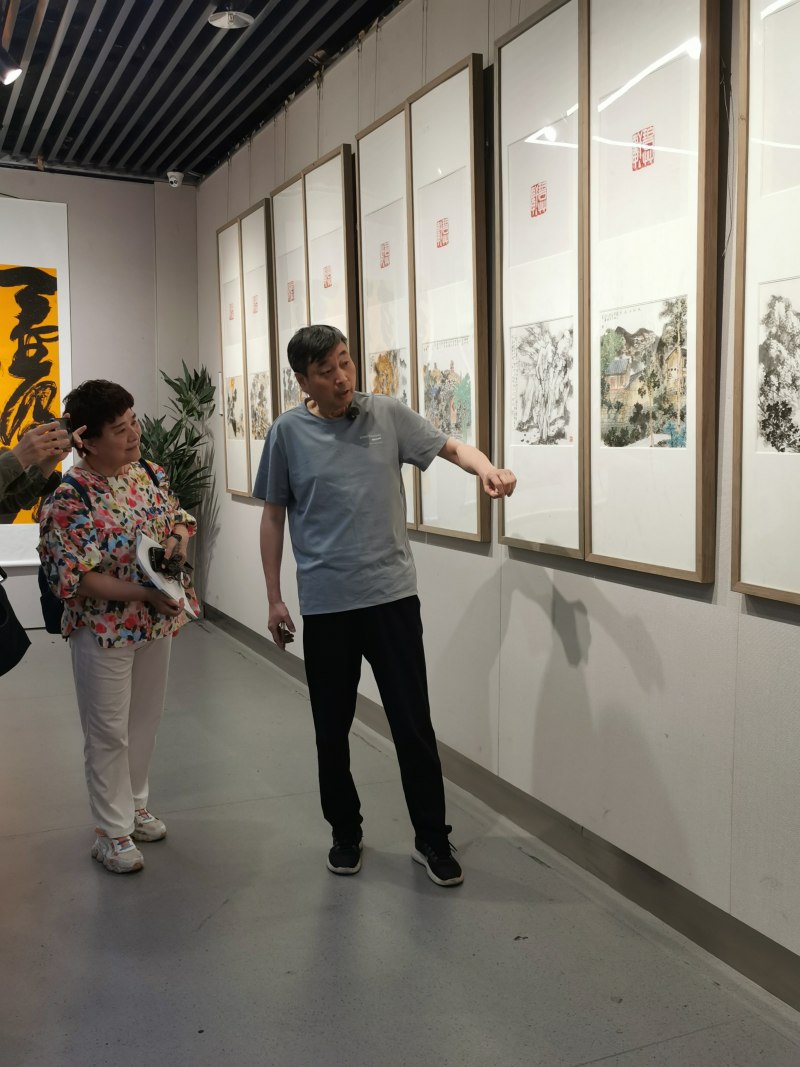 丹青歌盛世 翰墨颂华章——“六和·墨象”诗书画展在宁开幕(图8)