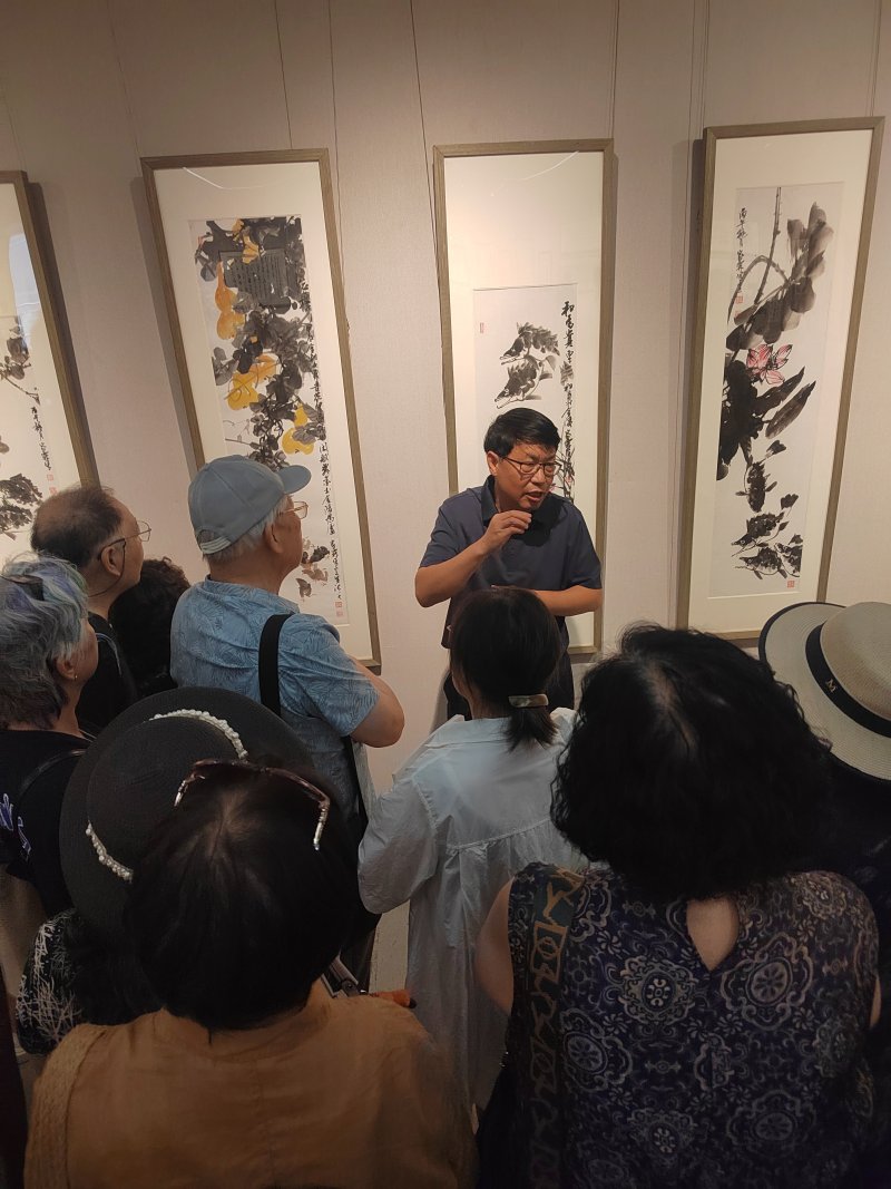 丹青歌盛世 翰墨颂华章——“六和·墨象”诗书画展在宁开幕(图10)