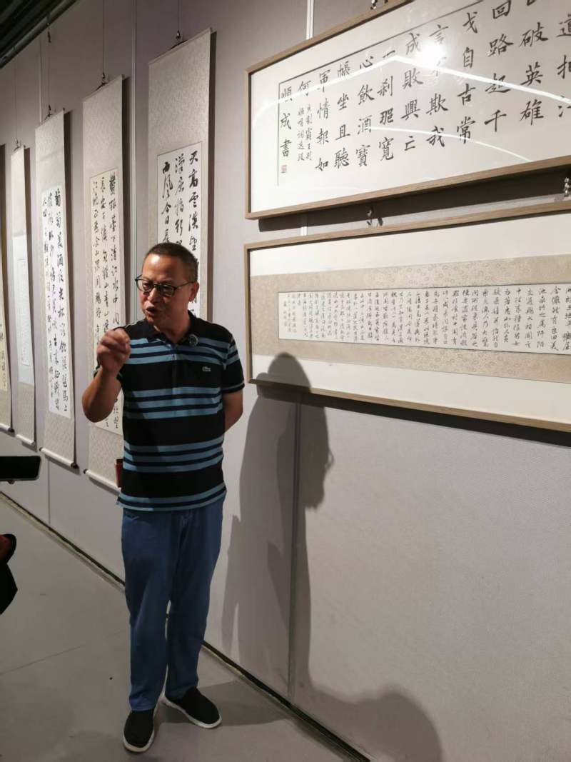 丹青歌盛世 翰墨颂华章——“六和·墨象”诗书画展在宁开幕(图13)