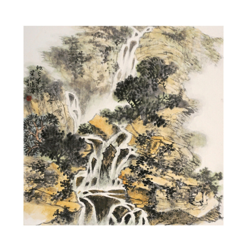 丹青歌盛世 翰墨颂华章——“六和·墨象”诗书画展在宁开幕(图16)