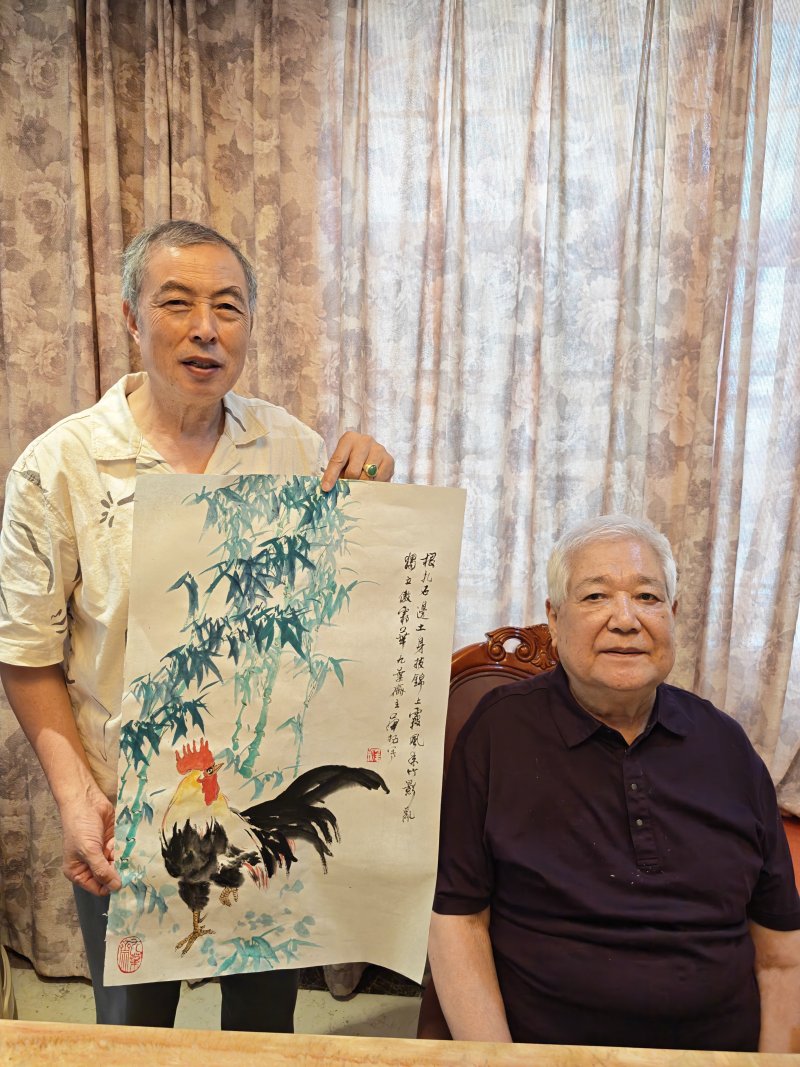 魏洁回国拜访华拓、万里君并到访长三角美术家网(图3)