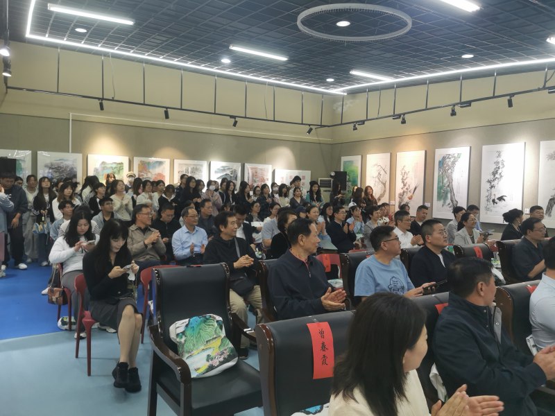纪念陶行知诞辰135周年“传承·华拓、万里君师徒中国画南京晓庄学院联展”今天开幕(图3)