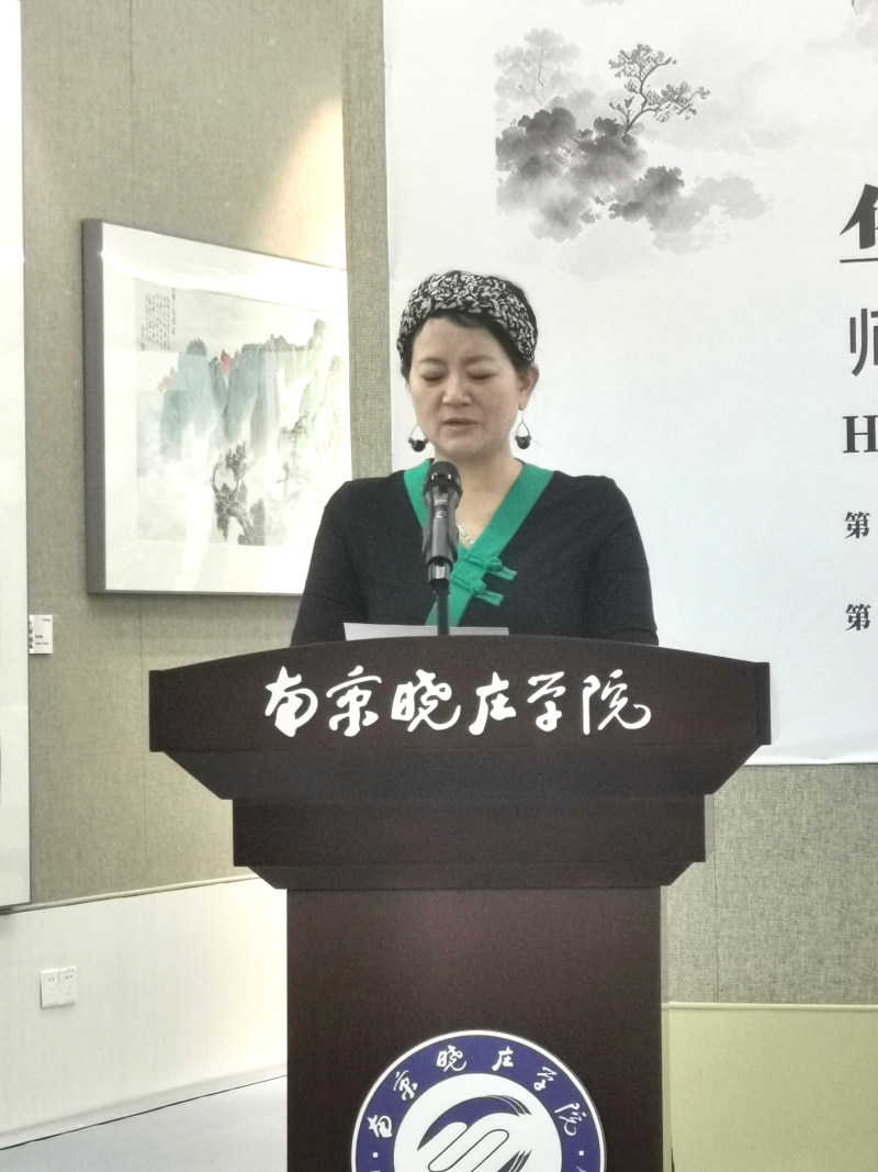 纪念陶行知诞辰135周年“传承·华拓、万里君师徒中国画南京晓庄学院联展”今天开幕(图5)